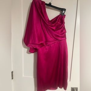 Aidan Mattox Dresses | Aidan Mattox One Shoulder Dress | Color: Pink | Size: 8